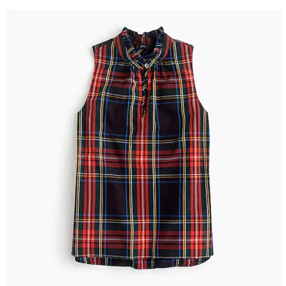 JCrew Tartan plain shirt